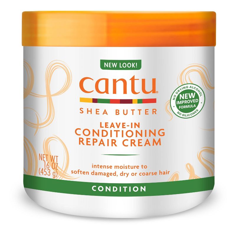 Cantu Shea Butter Leave-In Conditioning Repair Hair Cream, 12 oz