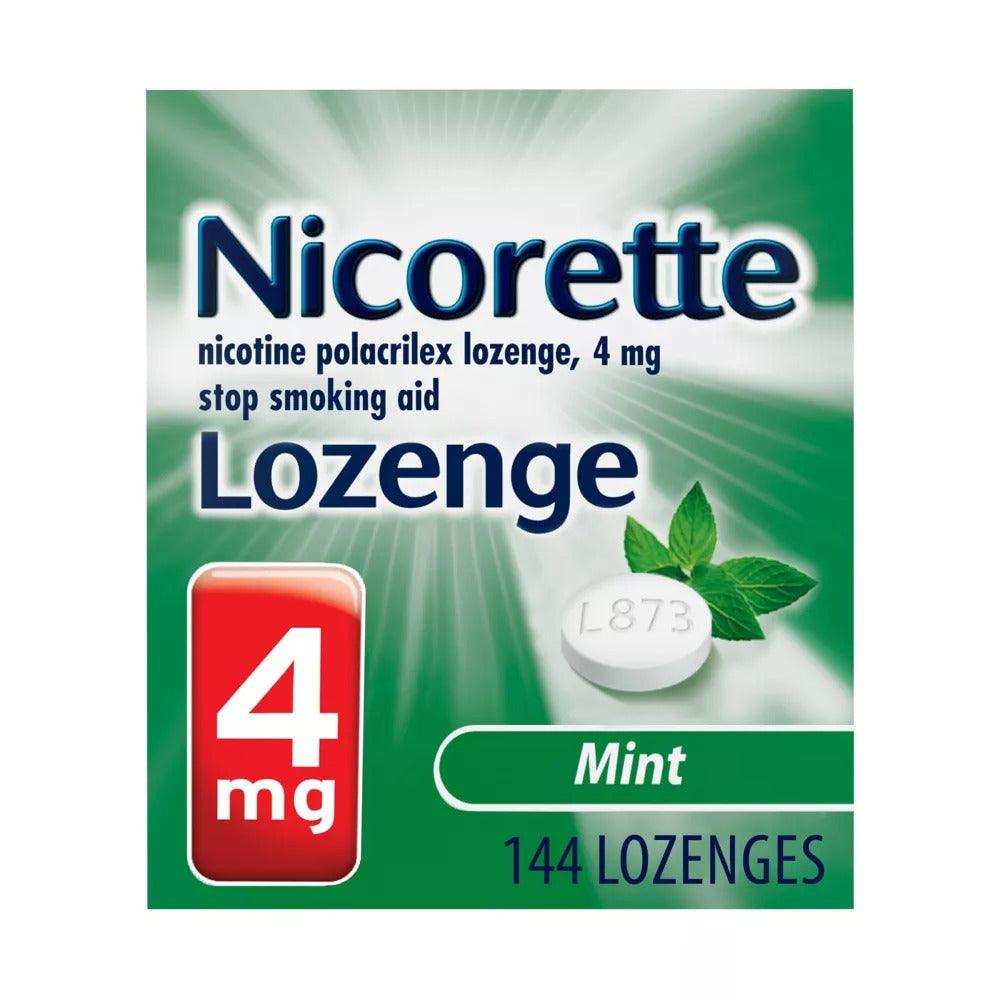 NICORETTE 4MG LOZENGE 144CT MINT