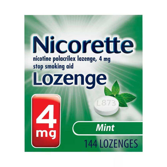 NICORETTE 4MG LOZENGE 144CT MINT