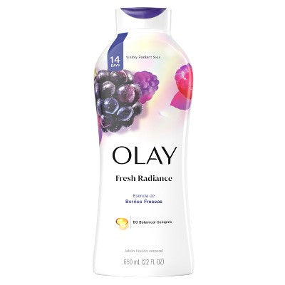 Olay Body Wash Fresh Radiance Berries Frescas 22oz