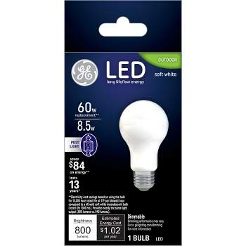 GE 10W A19 LED Soft White Dimmable General Purpose A19 Light Bulbs (4-Pack)