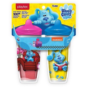 Playtex Blues Clues Stage 3 Spout Insulated Cups 9oz 2 Pack