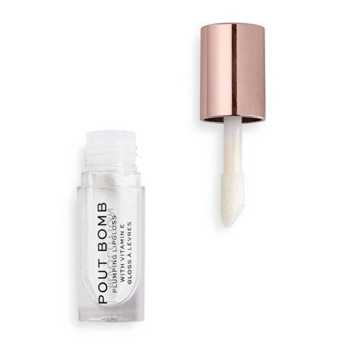 REVOLUTION Pout Bomb Plumping Gloss - Doll, 0.15 oz