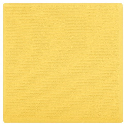 MUkitchen 100% Cotton Ridged Solid Cloth - Sunburst, 12"x12"