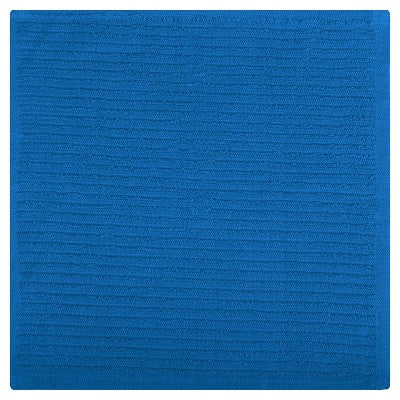 MUkitchen 100% Cotton Ridged Solid Cloth - Sunburst, 12"x12"