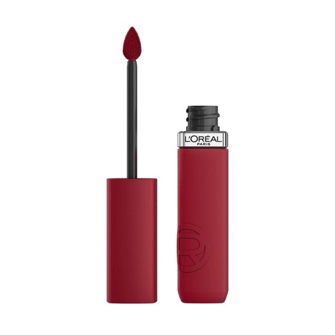 L'ORÉAL PARIS Infallible Matte Resistance Liquid Lipstick, 420 Le Rouge Paris, 0.16 fl oz