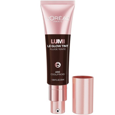 L'ORÉAL PARIS Lumi Le Glow Tint Liquid Skin Tint, 430 Cool, 0.84 fl. oz.