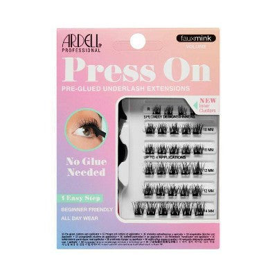 Ardell Press On Underlash Extensions - Faux Mink Volume, 30 count
