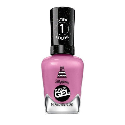 Sally Hansen Miracle Gel Nail Polish, One Gel of a Party Collection - Figgin' Love Hue