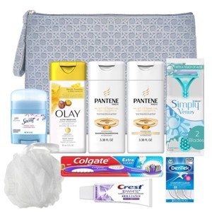 Convenience Kits International Woman On The Go Bath and Body Travel Kit, 10 count