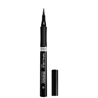 L'ORÉAL PARIS Infallible Grip Precision Felt Tip Waterproof Eyeliner, 610 Gray, 0.034 fl oz