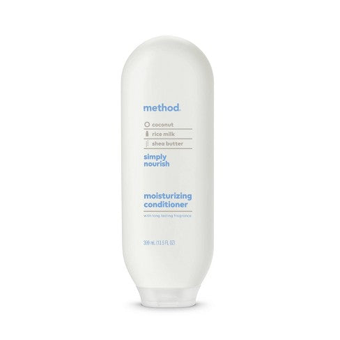 Method Simply Nourish Moisturizing Conditioner - Sulfate & Silicone Free - Travel Size, 3.4 oz
