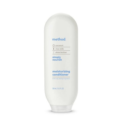 Method Simply Nourish Moisturizing Conditioner - Sulfate & Silicone Free - Travel Size, 3.4 oz