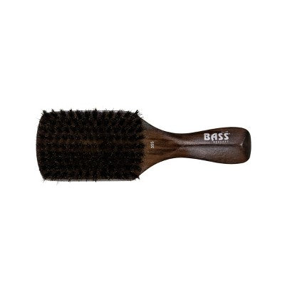 BASS Brushes Men's Wave Brush with Natural Boar Bristles And  Premium Bamboo Handle - Firm Wave Style