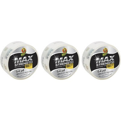 DUCK Max Strength Mounting Tape - Clear, 1" x 5'