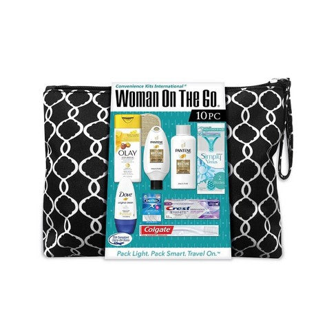 Convenience Kits International Woman On The Go Bath and Body Travel Kit, 10 count