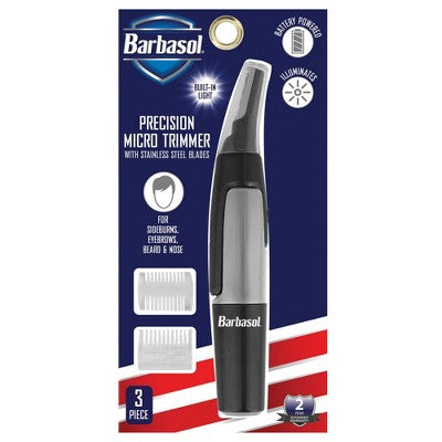Barbasol Trimmer Precision Micro Built-In Light (Battery)