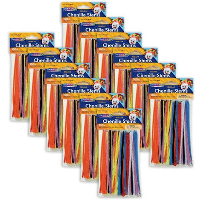 Creativity Street Regular Chenille Stems - Assorted, 100 count