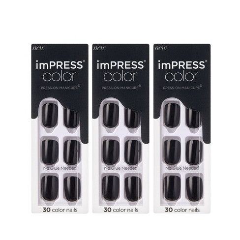 KISS imPRESS Color Press On Fake Nails - All Smiles