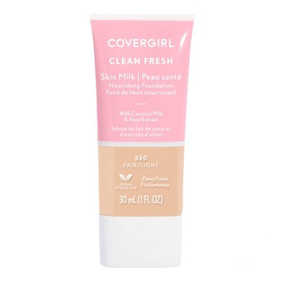 COVERGIRL Clean Fresh Skin Milk Foundation Dewy Finish - 530 Fair/Light