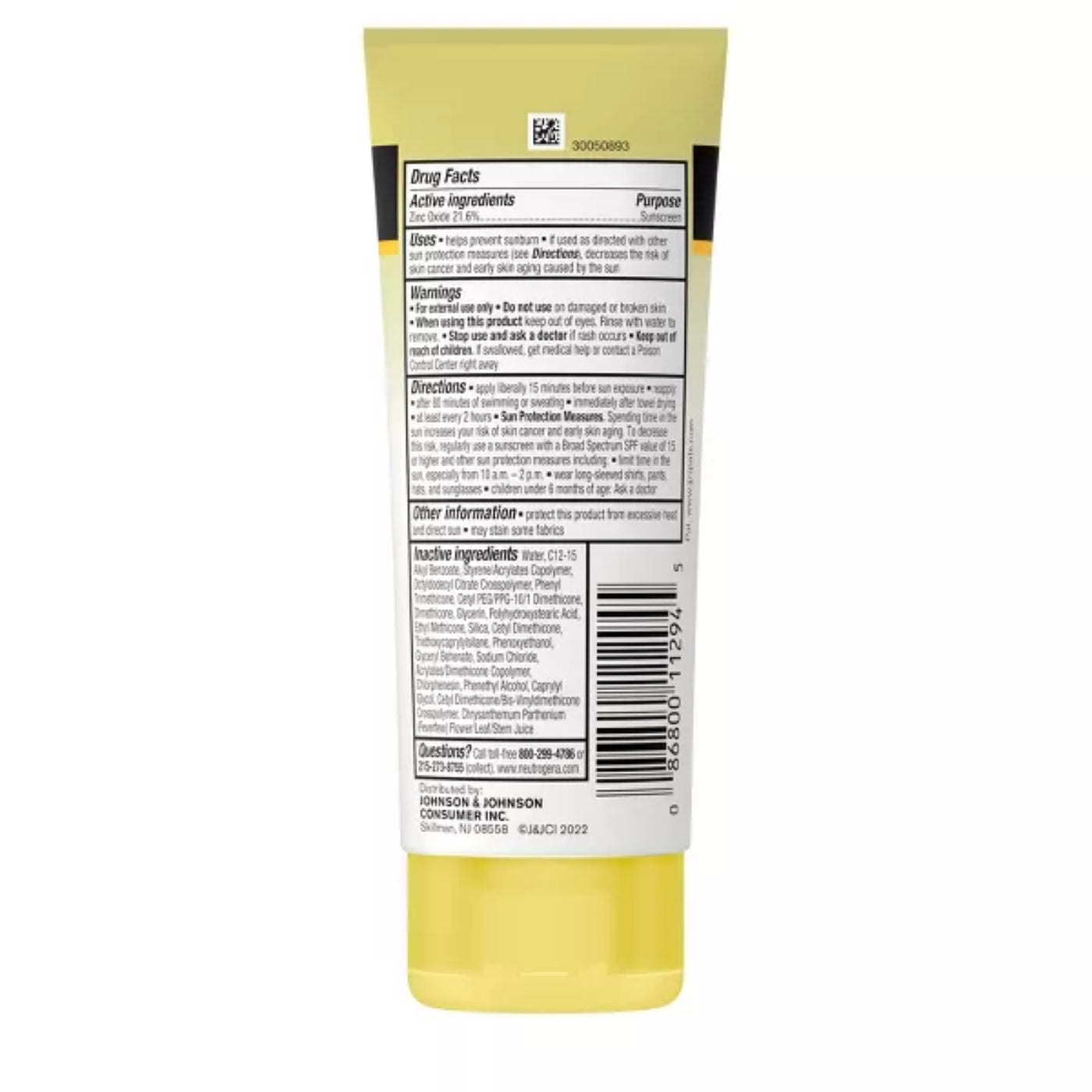 Neutrogena Sheer Zinc Kids Spf#50+ Lotion 3oz