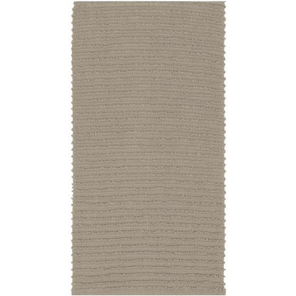MUkitchen 100% Cotton Ridged Solid Towel - Oatmeal, 18"x28"