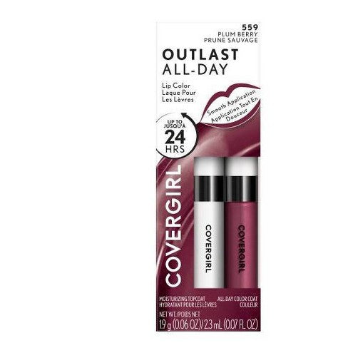 COVERGIRL Outlast All-Day Lip Color with Topcoat - 559 Plum Berry