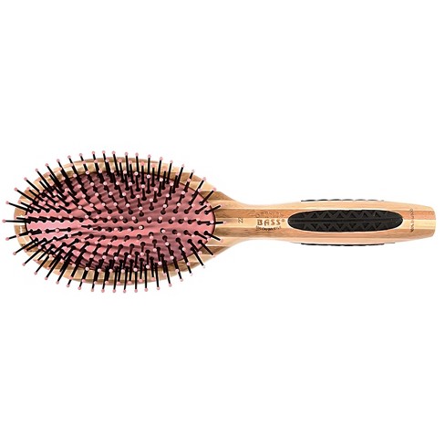 BASS Brushes BIO-FLEX Detangler Hair Brush, Large Oval - Assorted