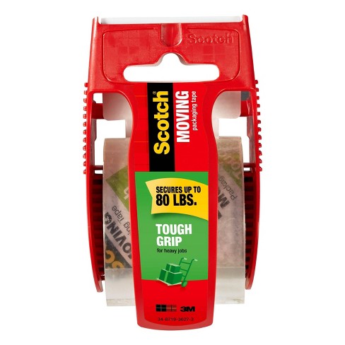 3M Scotch Tough Grip Moving Packaging Tape with Dispenser