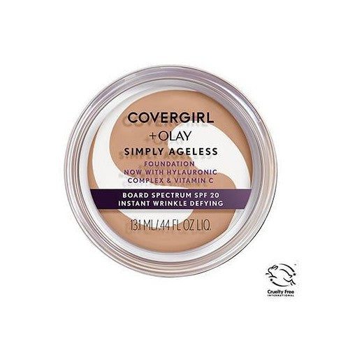 COVERGIRL + Olay Simply Ageless Wrinkle Defying Foundation Compact - 235 Medium Light