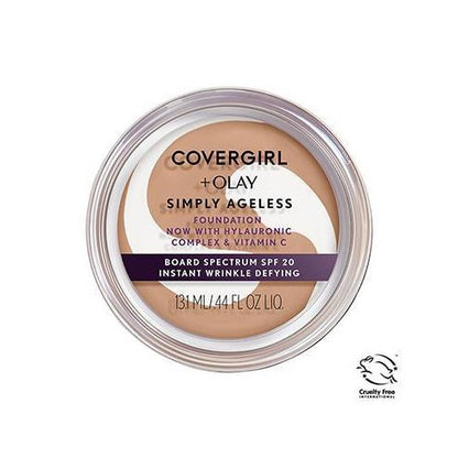 COVERGIRL + Olay Simply Ageless Wrinkle Defying Foundation Compact - 235 Medium Light