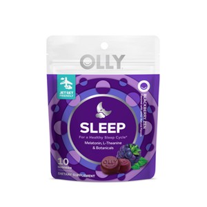 OLLY 3mg Melatonin Sleep Gummies - Blackberry Zen, 10 count