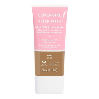 COVERGIRL Clean Fresh Skin Milk Foundation Dewy Finish - 620 Deep