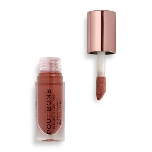 REVOLUTION Pout Bomb Plumping Gloss - Doll, 0.15 oz