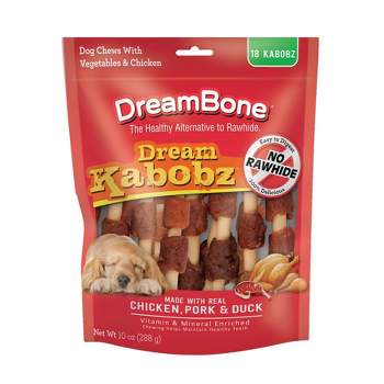 DreamBone Chicken and Vegetable Twist Sticks Dog Treats, 50 count