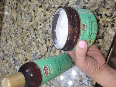 African Pride Feel It Formula Strengthening Mask 12oz Jar