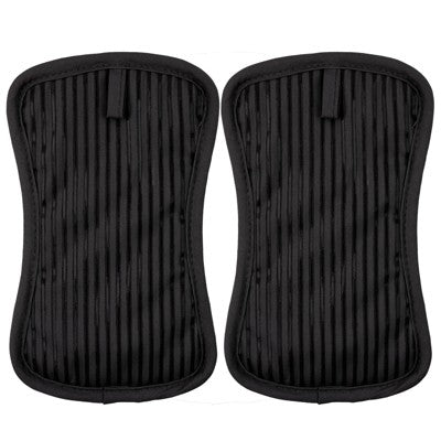 MUkitchen 100% Cotton Terry-Lined 9"x9" Potholder - Onyx