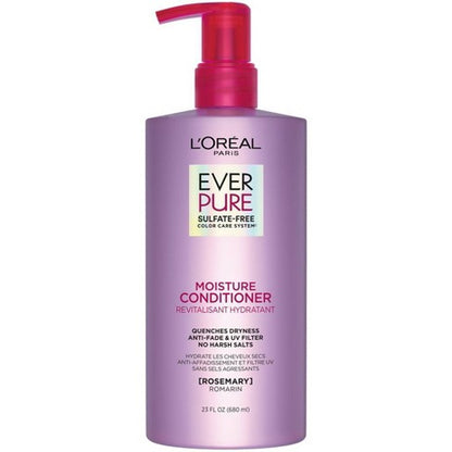 L'ORÉAL PARIS EverPure Moisture Rosemary Oil Conditioner for Dry Hair, 8.5 fl. oz.