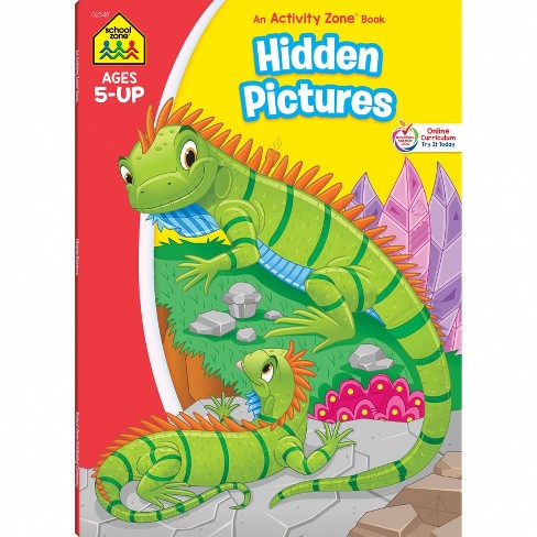 School Zone Hidden Pictures Activity Workbook for Ages 5 and up
