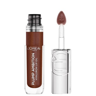 L'ORÉAL PARIS Plump Ambition Hyaluron Plumping Lip Gloss - La Nuit Sparkle, 0.16 fl. oz.