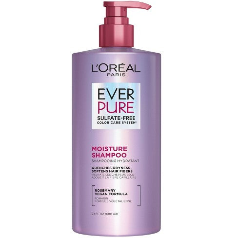L'ORÉAL PARIS EverPure Moisture Rosemary Oil Shampoo for Dry Hair, 8.5 fl. oz