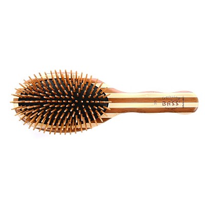 BASS Brushes FUSION Brush With Premium Bamboo Handle - Large Oval