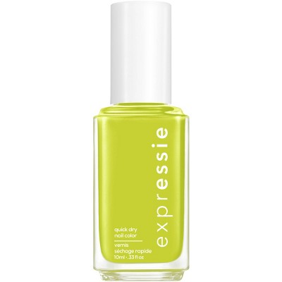 essie expressie quick dry nail polish, vegan, power moves, green, main character moment, 0.33 fl oz