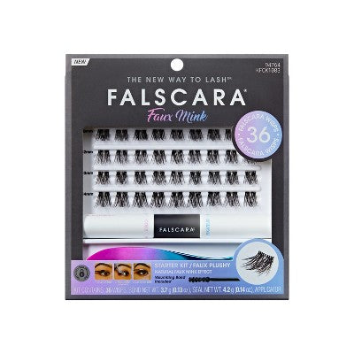 KISS Products Lash GLUEliner False Eyelashes Starter Kit - Clear - 5ct