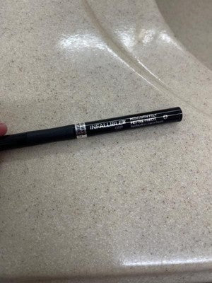 L'ORÉAL PARIS Infallible Grip Precision Felt Tip Waterproof Eyeliner, 600 Black, 0.034 fl oz