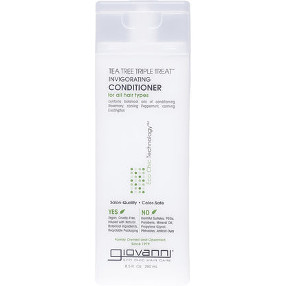 Giovanni Tea Tree Triple Treat Invigorating Hair Conditioner, 2 oz