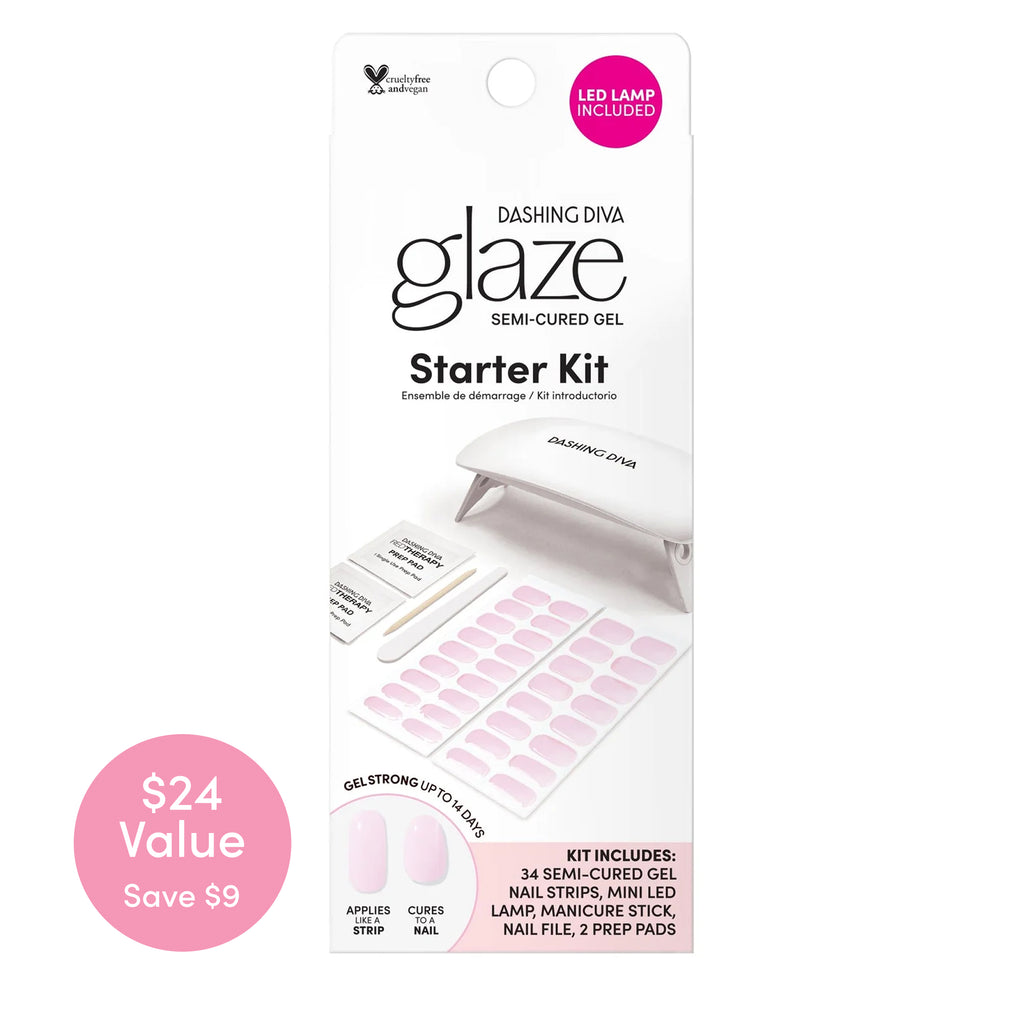 GLAZE STARTER KIT POWDER PINK