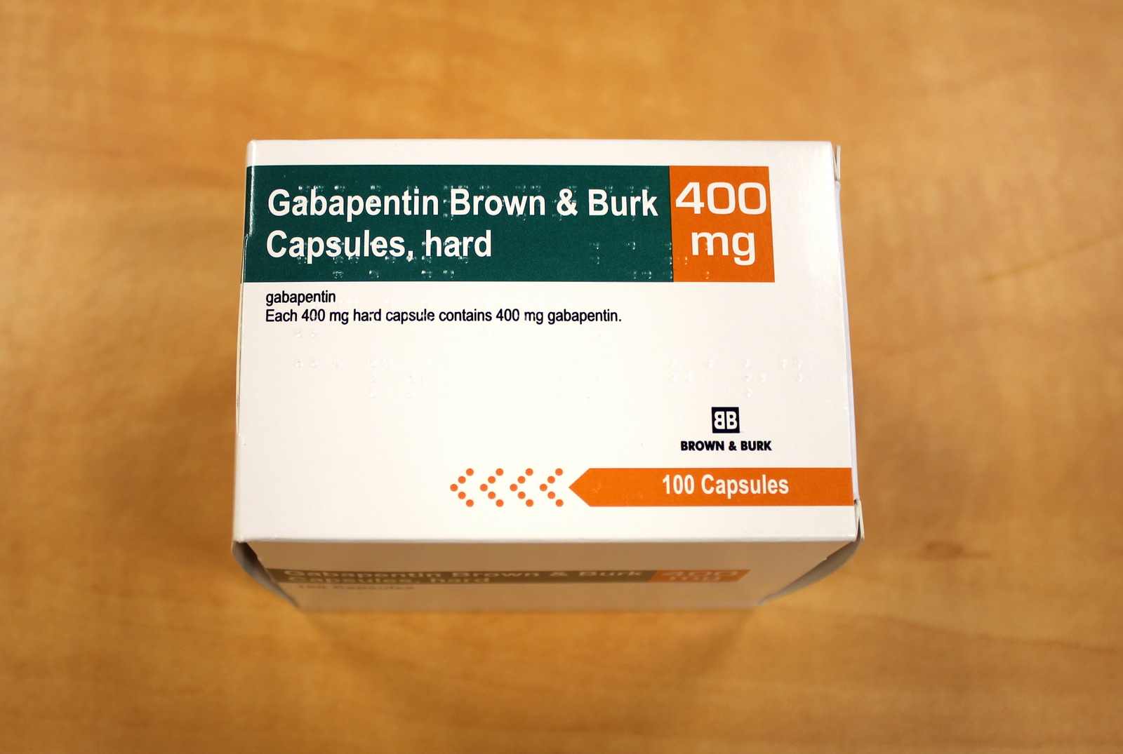 GABAPENTIN CP 400MG 100