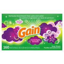GAIN MOONLIGHT BREEZE DRYER SHT 160CT DS