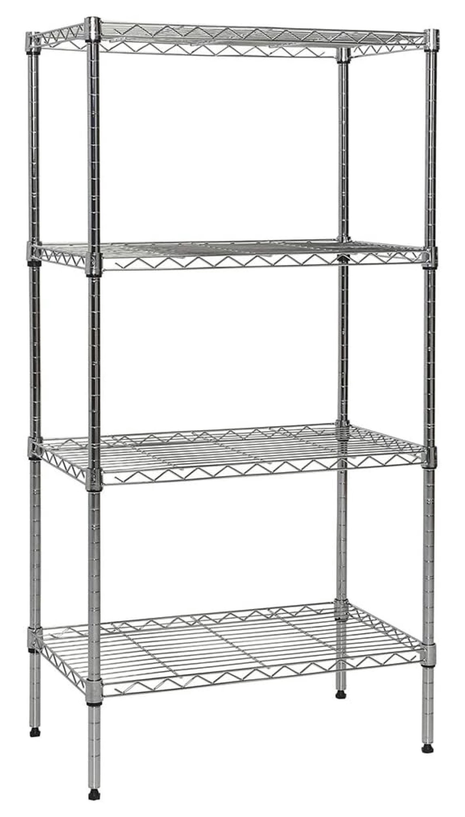 WIRE SHELF 18"X48" CHROME 4 CT DS